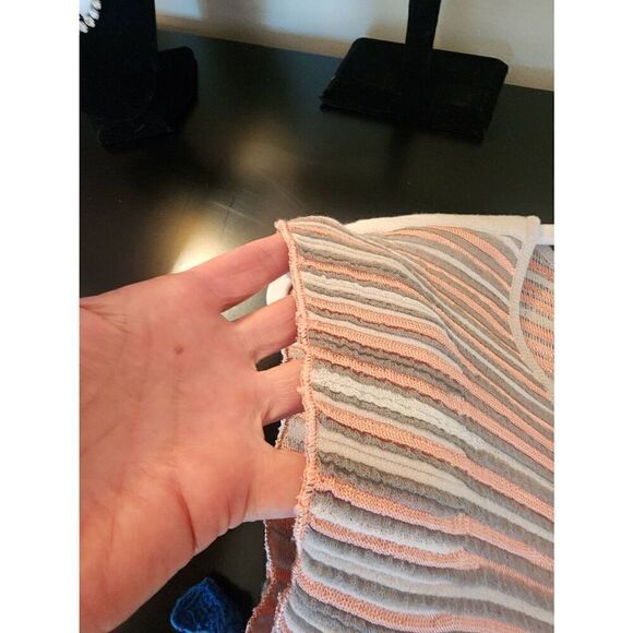 Emporio Armani Multicolor Tubular Knit Dress size 42 - Picture 6 of 10